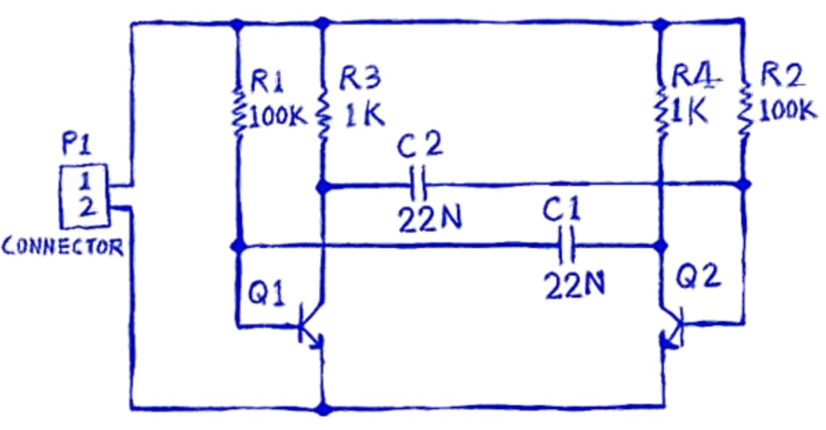 Multivibrator schematic